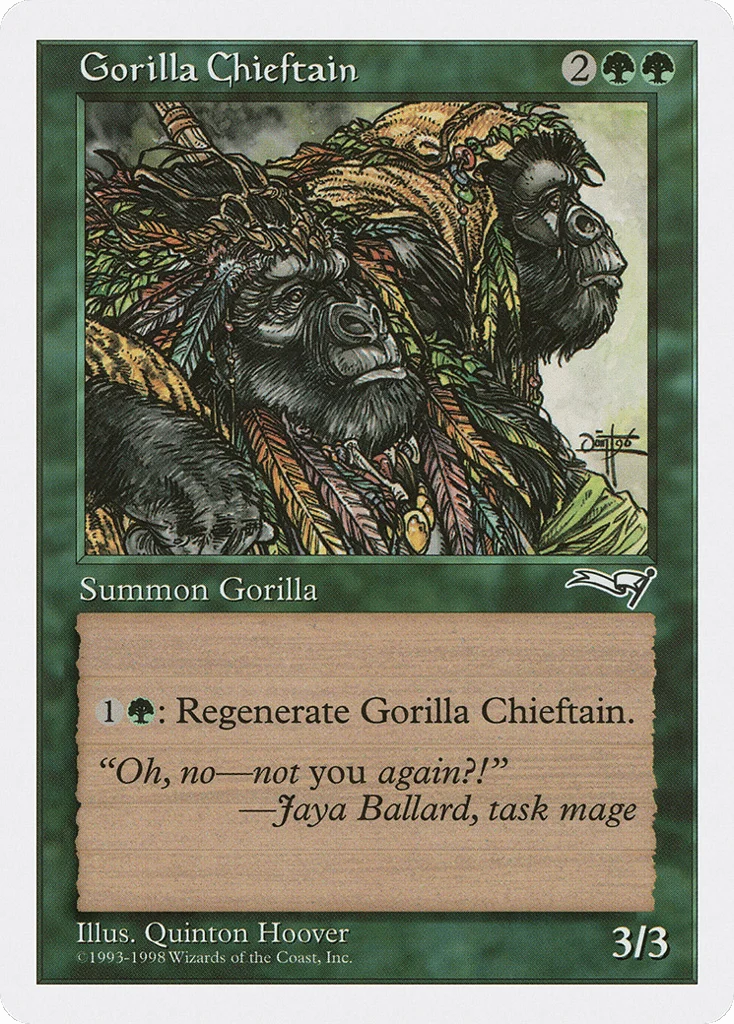 Gorilla Chieftain · Anthologies