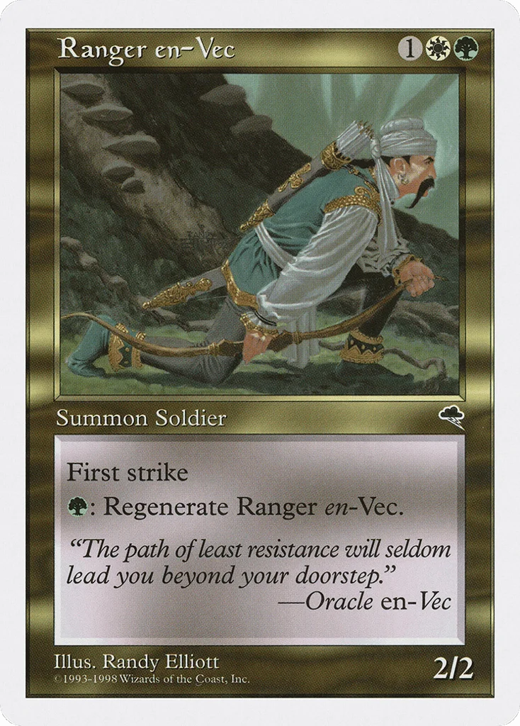 Ranger en-Vec · Anthologies