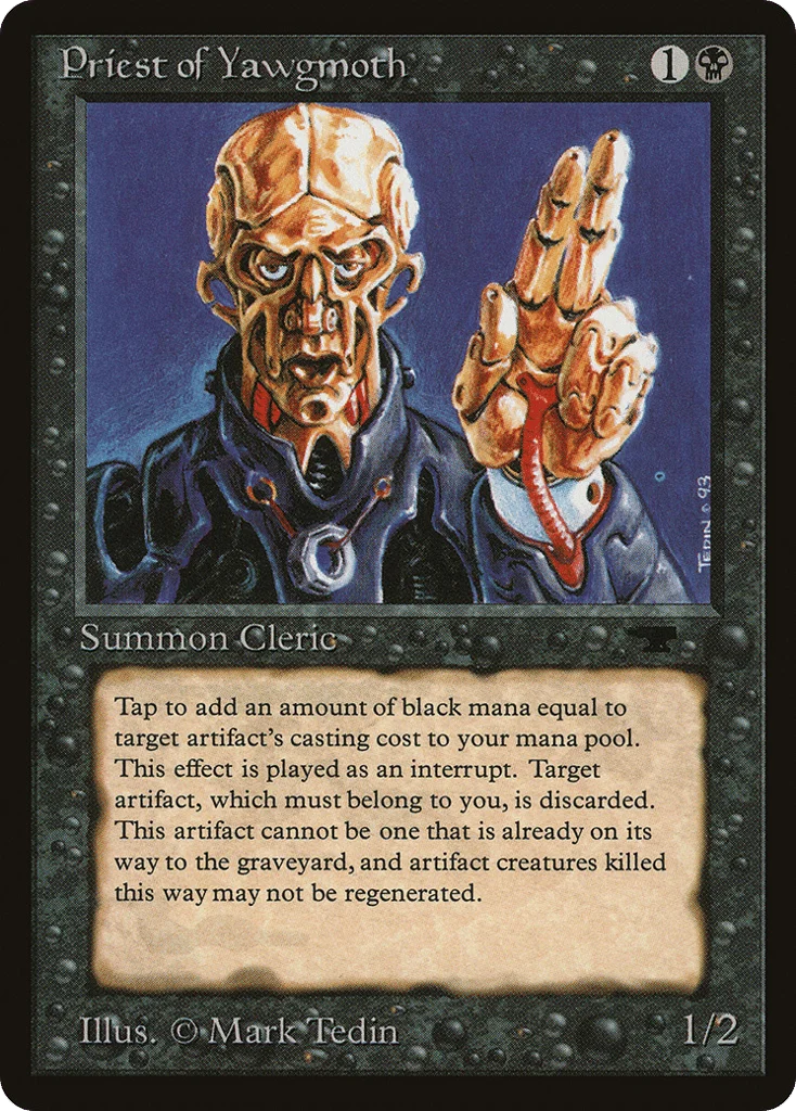 Priest of Yawgmoth · Antiquities