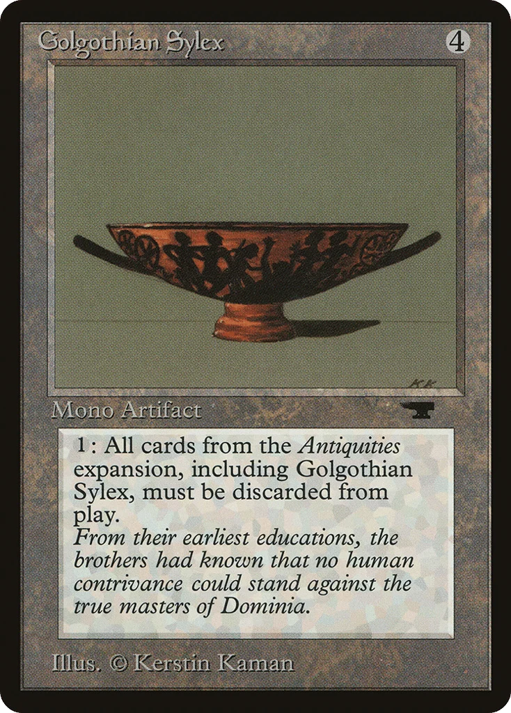 Golgothian Sylex · Antiquities