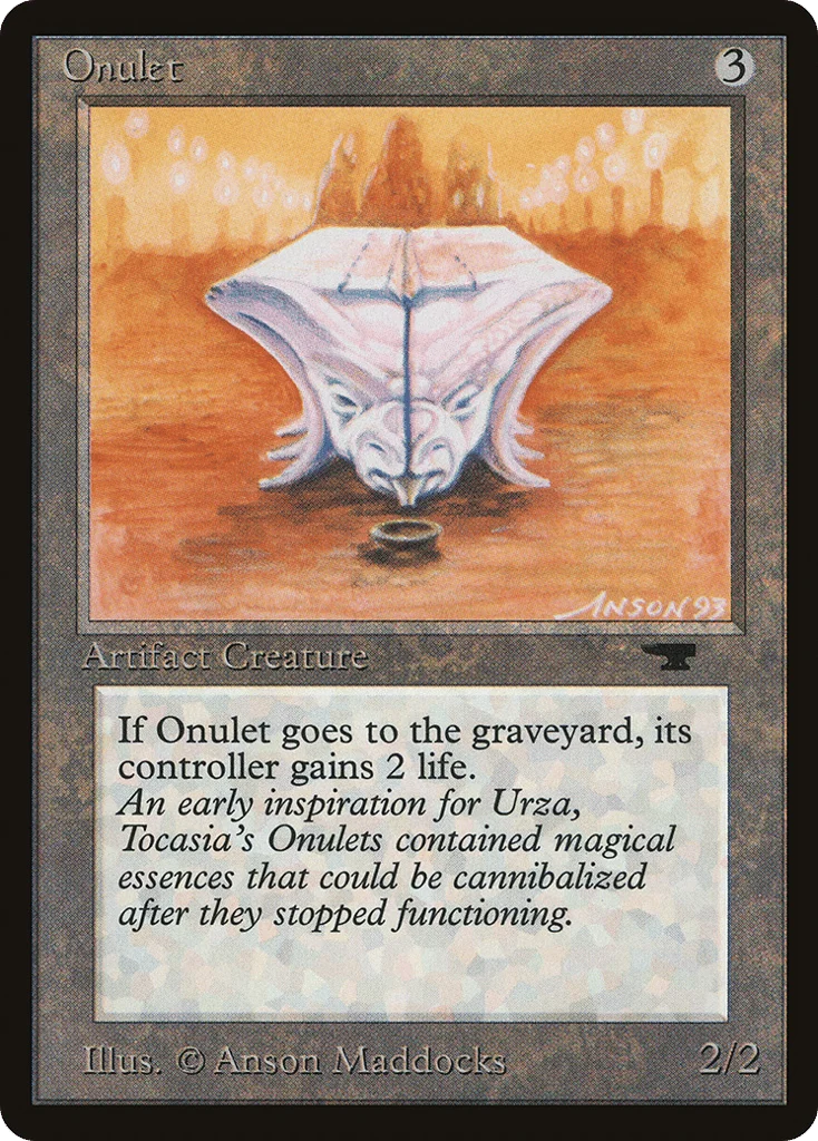 Onulet · Antiquities