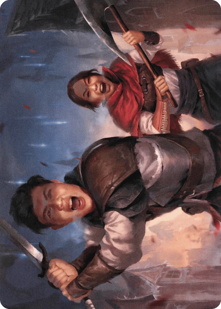 Daybreak Combatants · Crimson Vow Art Series