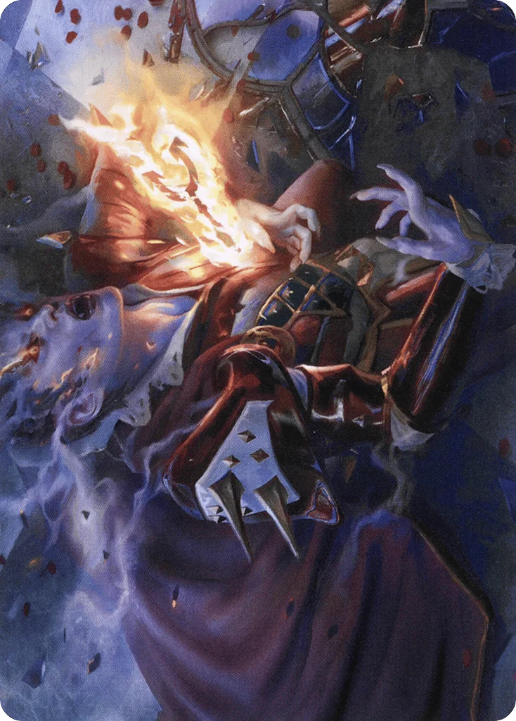 Flame-Blessed Bolt · Crimson Vow Art Series