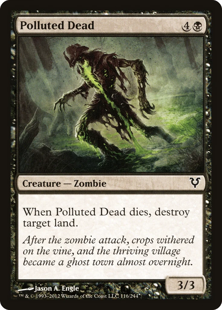 Polluted Dead · Avacyn Restored