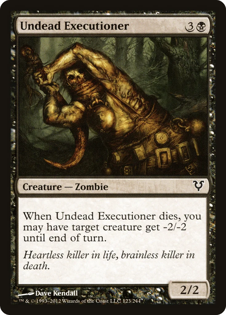 Undead Executioner · Avacyn Restored