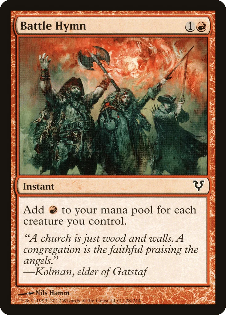 Battle Hymn · Avacyn Restored