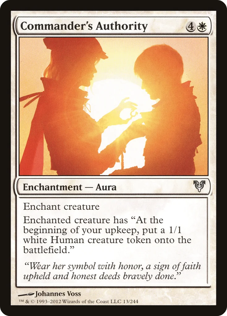 Commander's Authority · Avacyn Restored