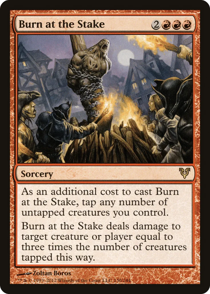 Burn at the Stake · Avacyn Restored