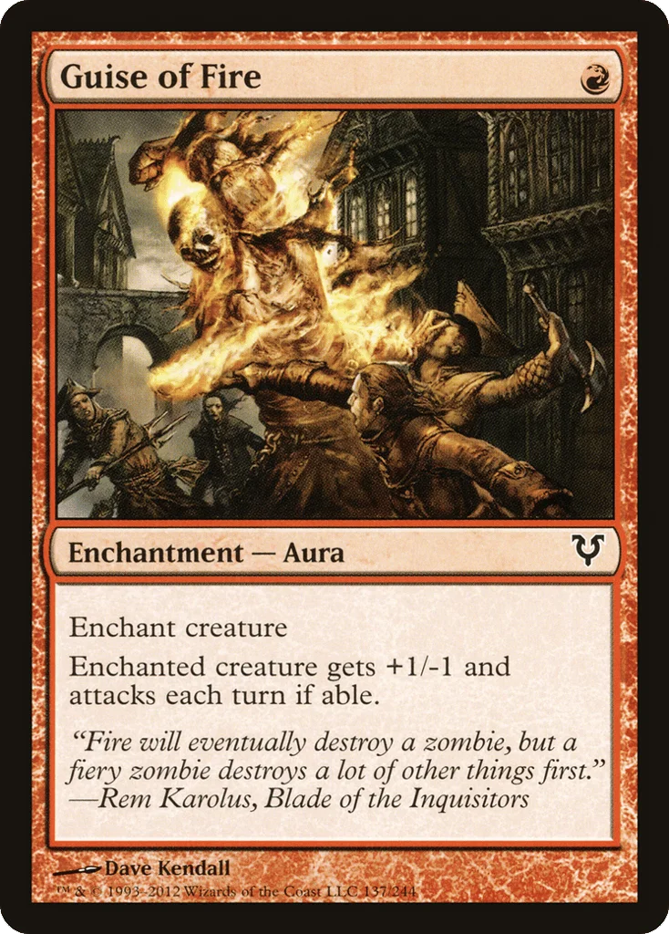 Guise of Fire · Avacyn Restored