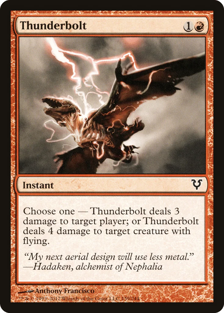 Thunderbolt · Avacyn Restored