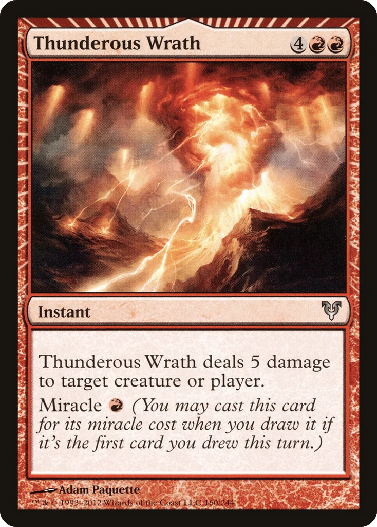 Thunderous Wrath · Avacyn Restored
