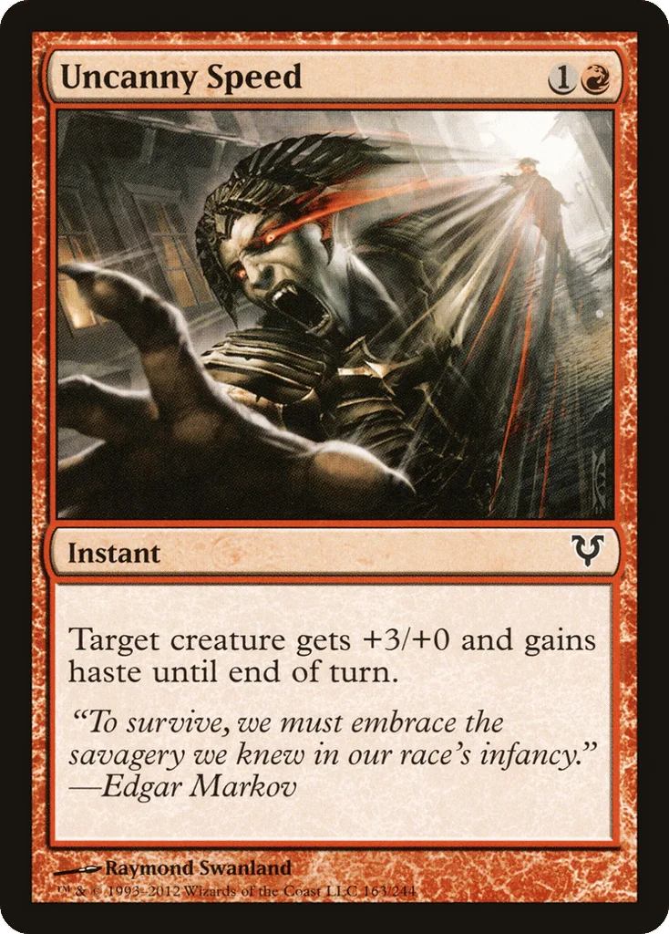 Uncanny Speed · Avacyn Restored