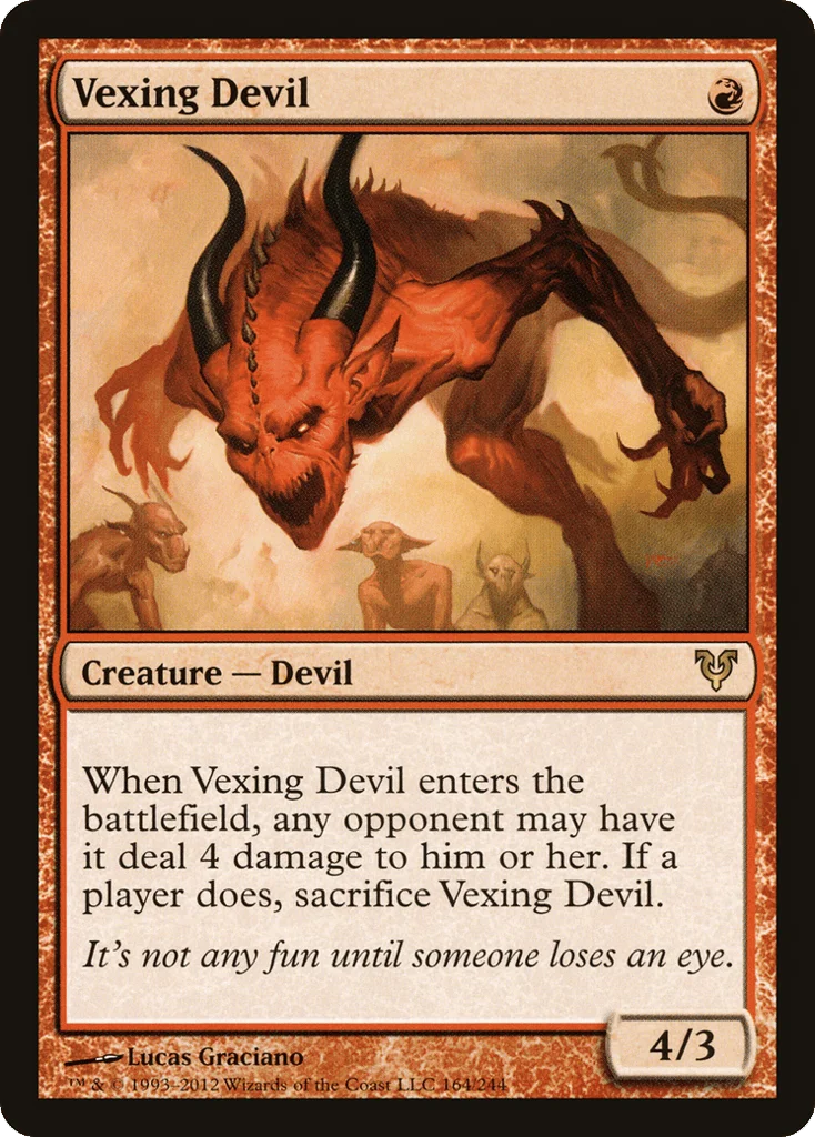 Vexing Devil · Avacyn Restored