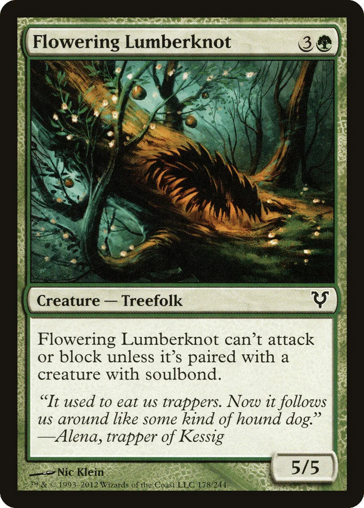Flowering Lumberknot · Avacyn Restored
