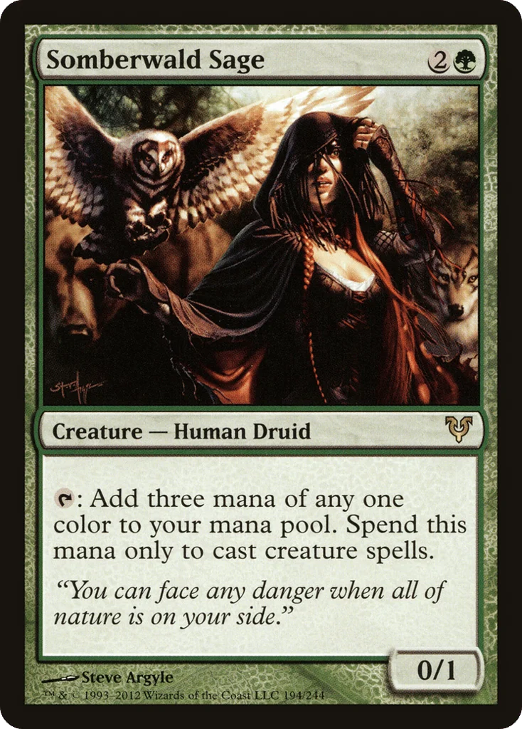 Somberwald Sage · Avacyn Restored