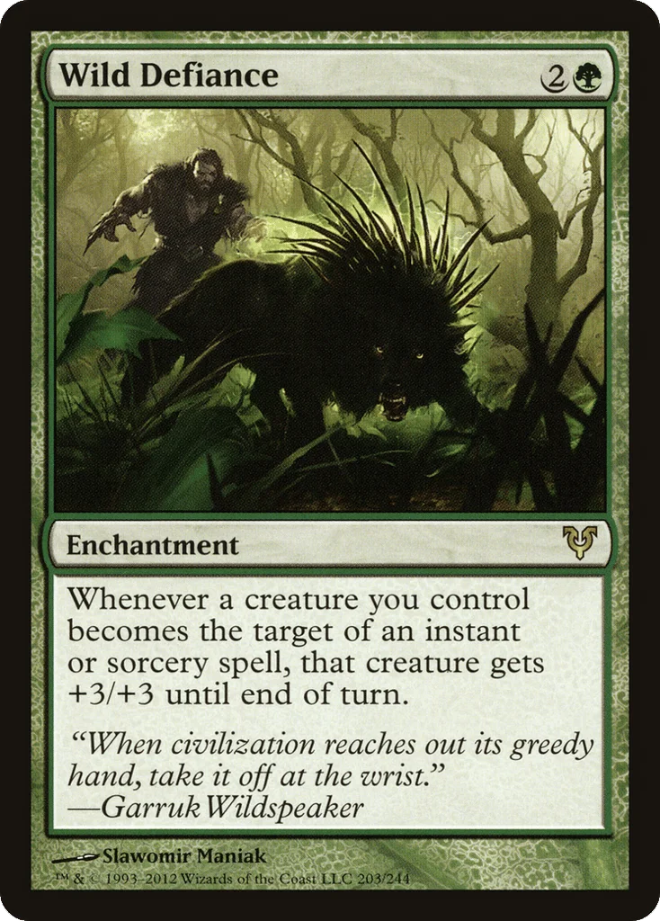 Wild Defiance · Avacyn Restored