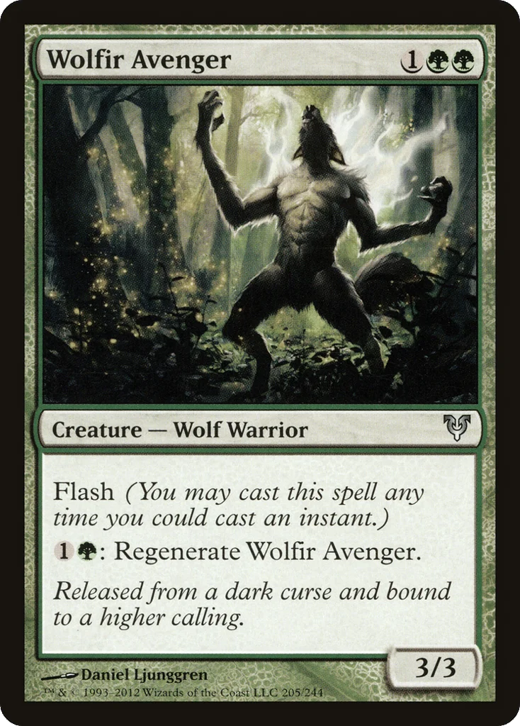 Wolfir Avenger · Avacyn Restored