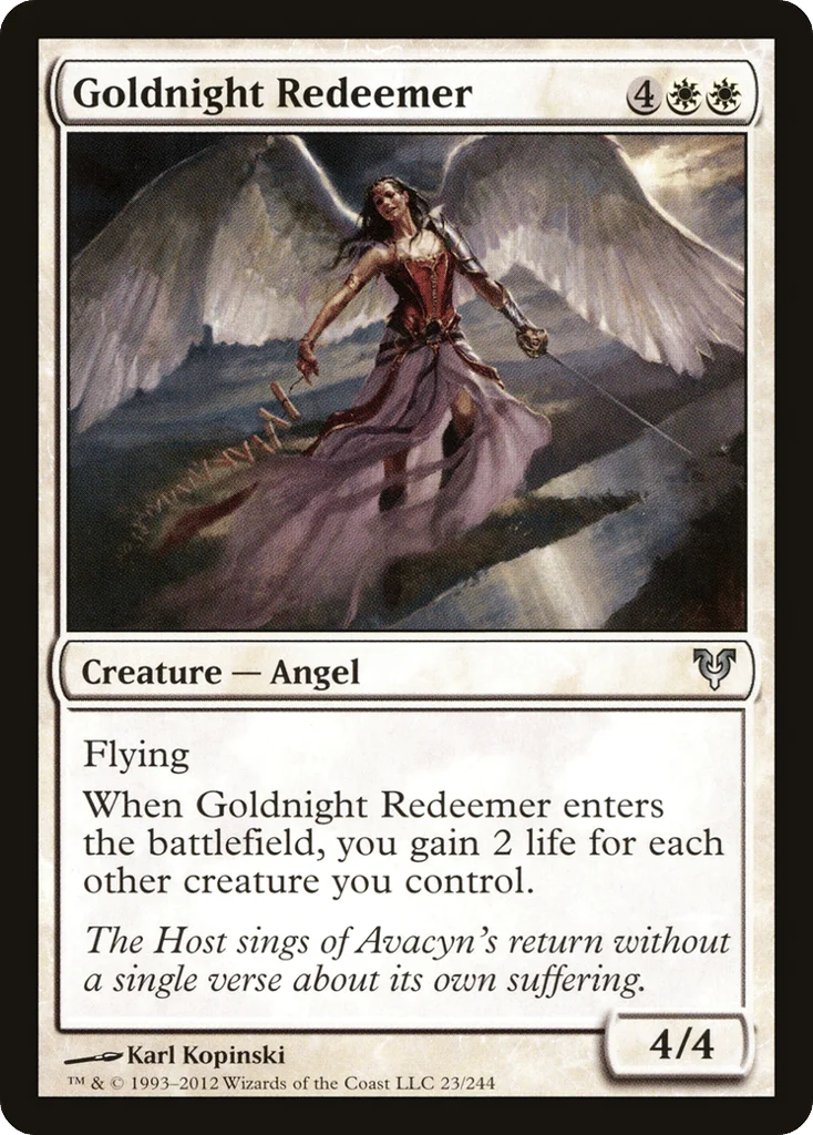 Goldnight Redeemer · Avacyn Restored