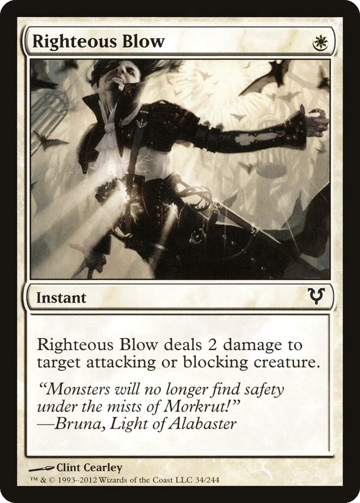 Righteous Blow · Avacyn Restored