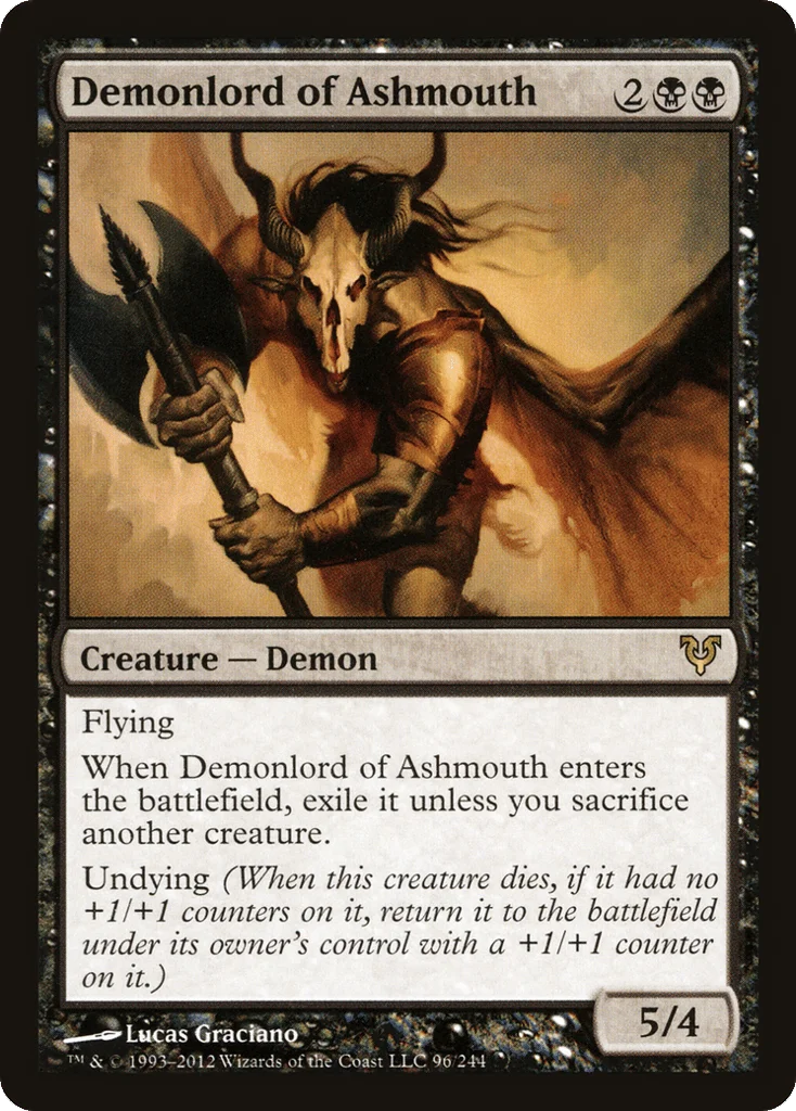 Demonlord of Ashmouth · Avacyn Restored