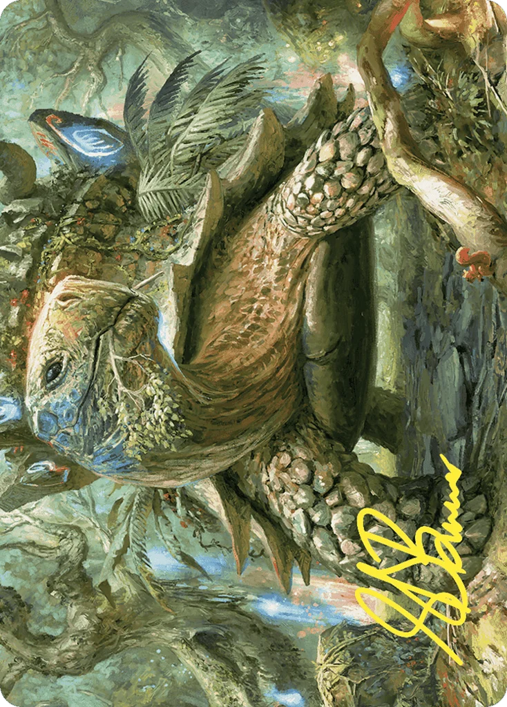 Blossoming Tortoise · Wilds of Eldraine Art Series