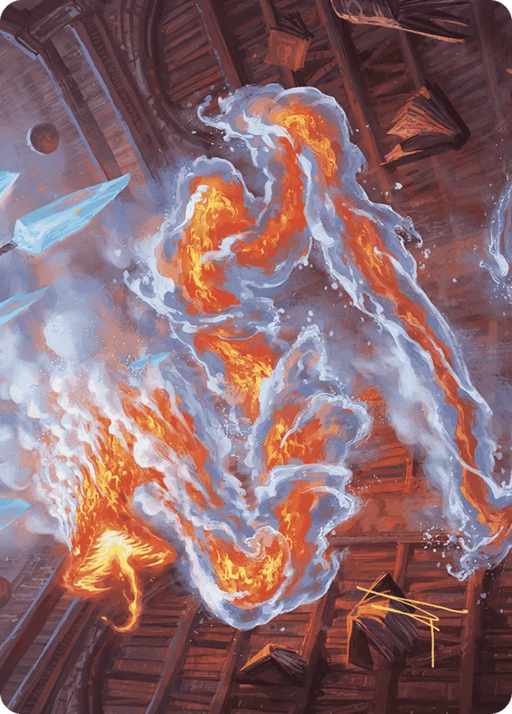 Scalding Viper · Wilds of Eldraine Art Series