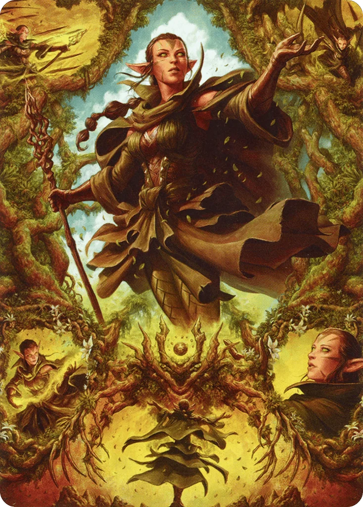Nissa of Shadowed Boughs · Zendikar Rising Art Series