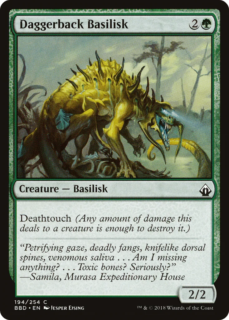 Daggerback Basilisk · Battlebond