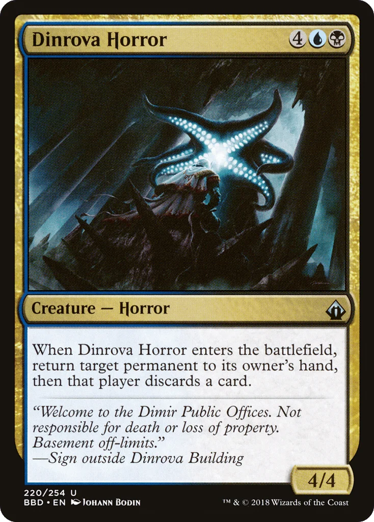 Dinrova Horror · Battlebond