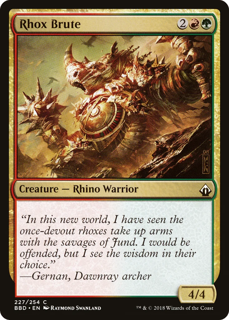 Rhox Brute · Battlebond