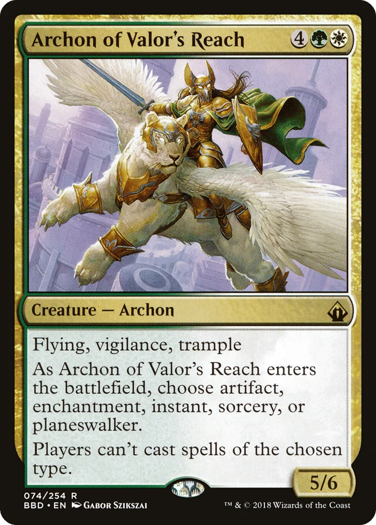 Archon of Valor's Reach · Battlebond