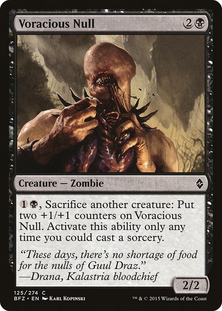 Voracious Null · Battle for Zendikar