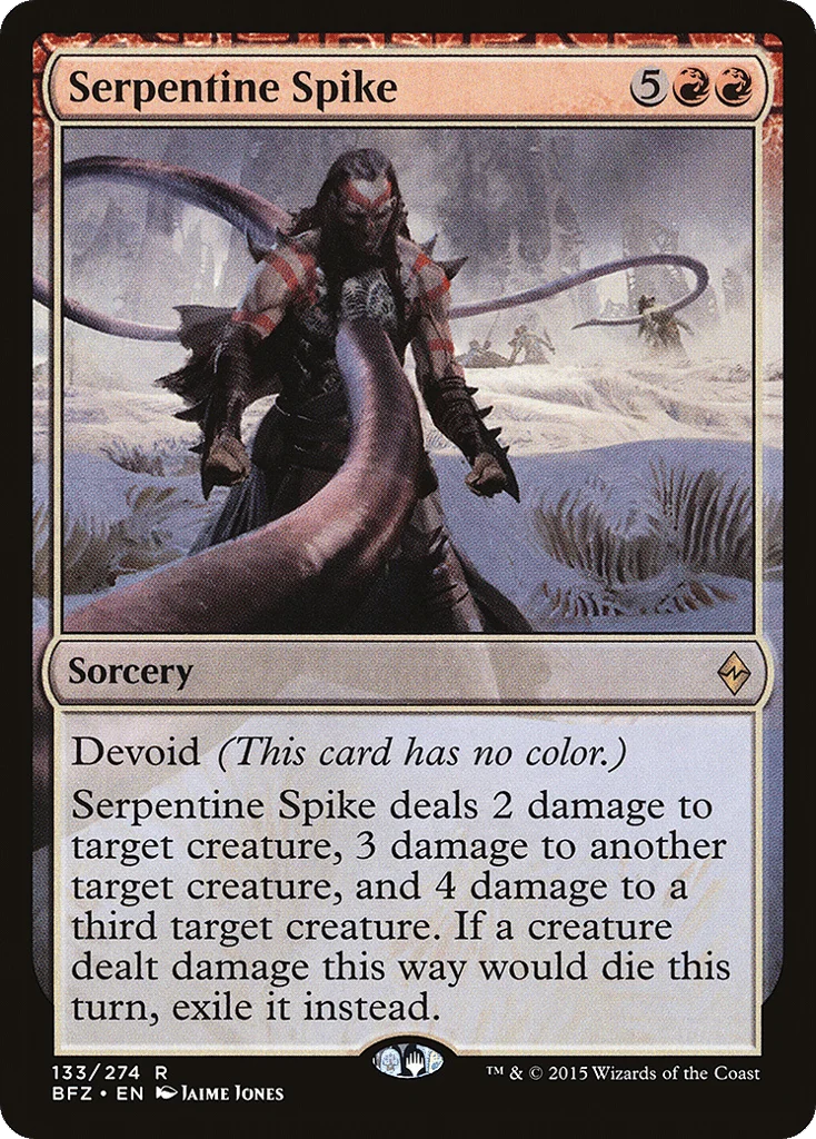 Serpentine Spike · Battle for Zendikar