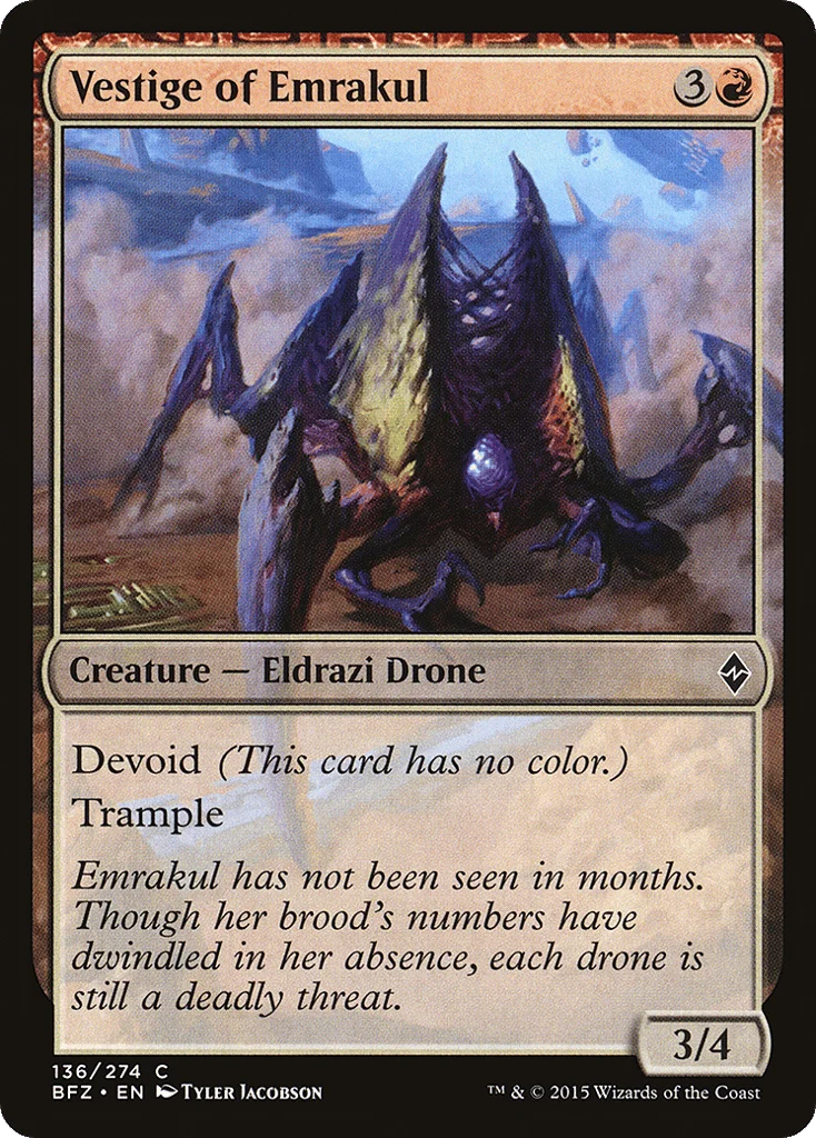Vestige of Emrakul · Battle for Zendikar