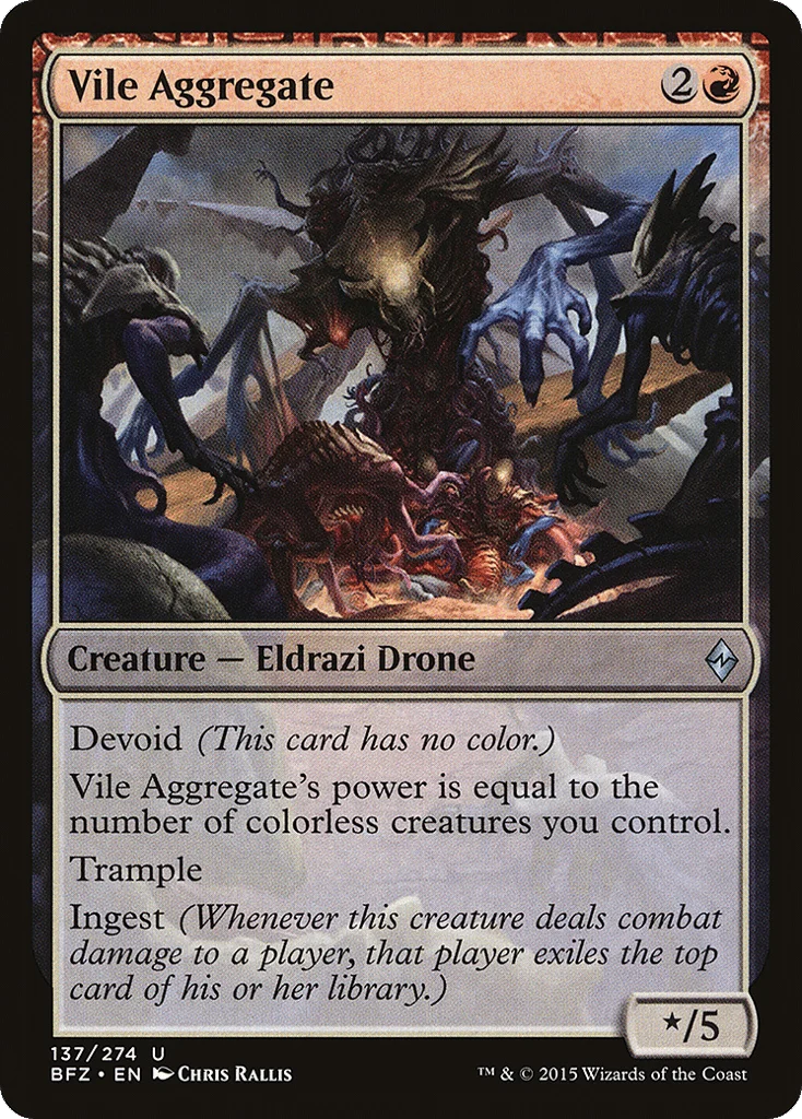 Vile Aggregate · Battle for Zendikar