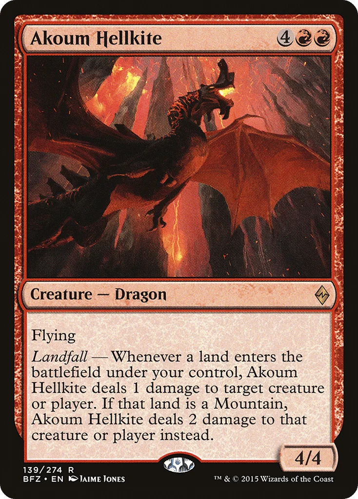 Akoum Hellkite · Battle for Zendikar