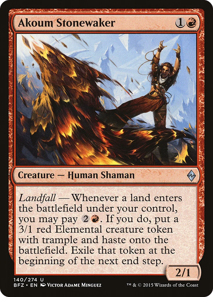 Akoum Stonewaker · Battle for Zendikar