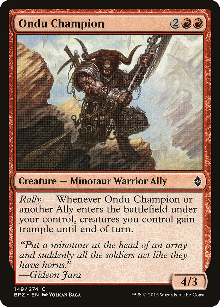 Ondu Champion · Battle for Zendikar