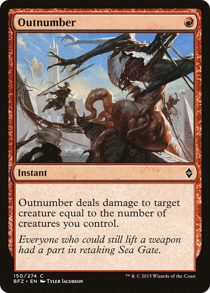 Outnumber · Battle for Zendikar