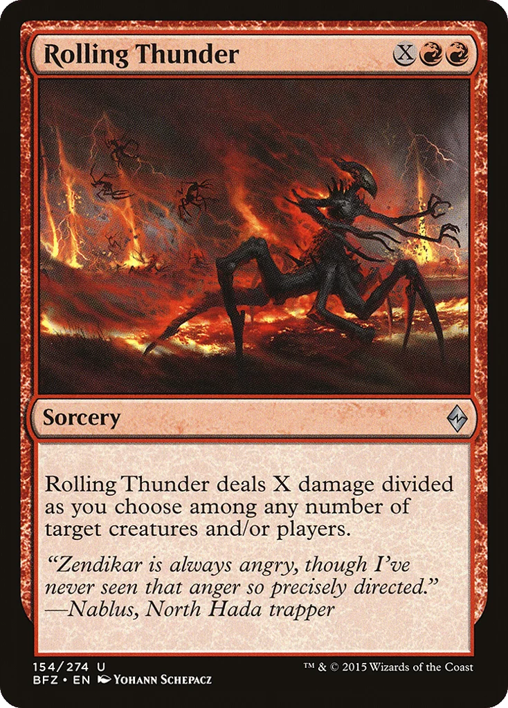 Rolling Thunder · Battle for Zendikar