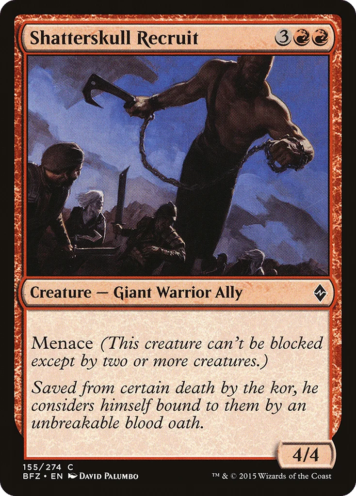 Shatterskull Recruit · Battle for Zendikar