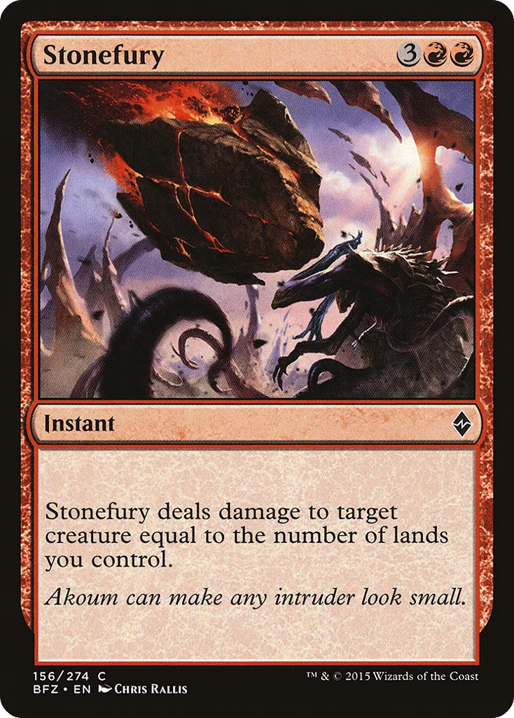 Stonefury · Battle for Zendikar