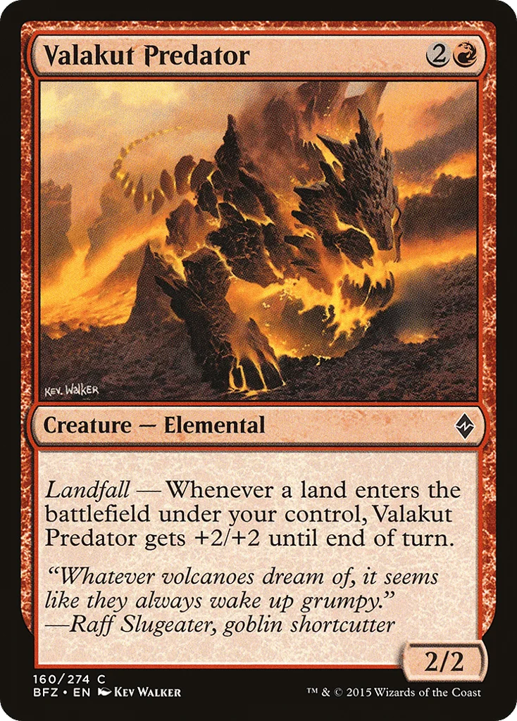 Valakut Predator · Battle for Zendikar