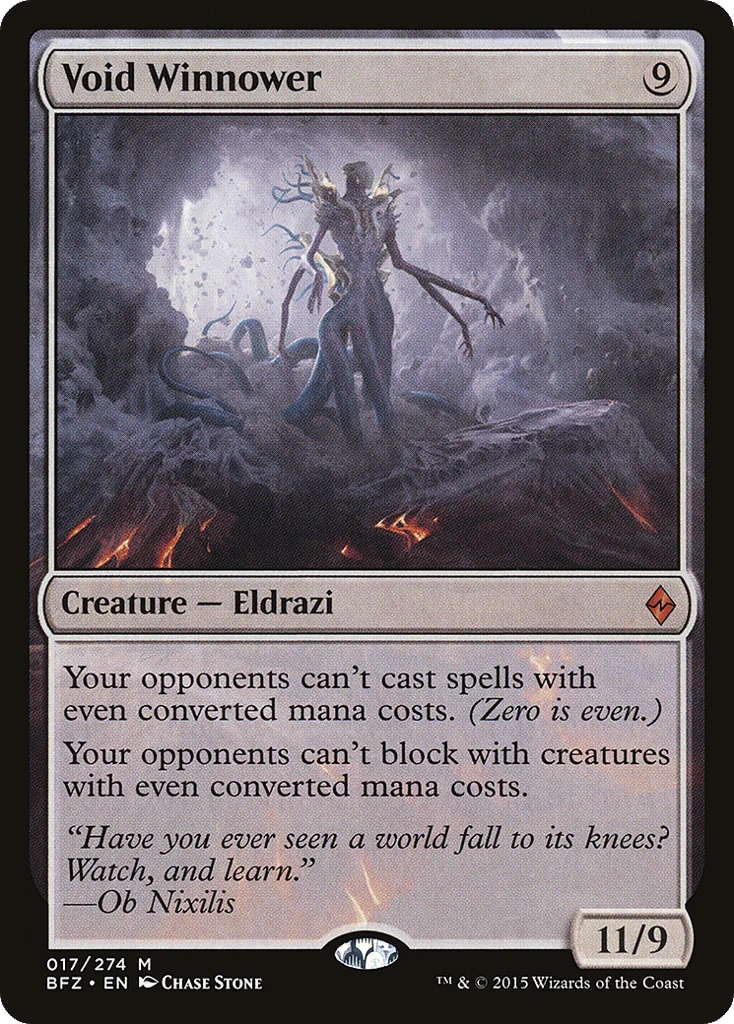 Void Winnower · Battle for Zendikar