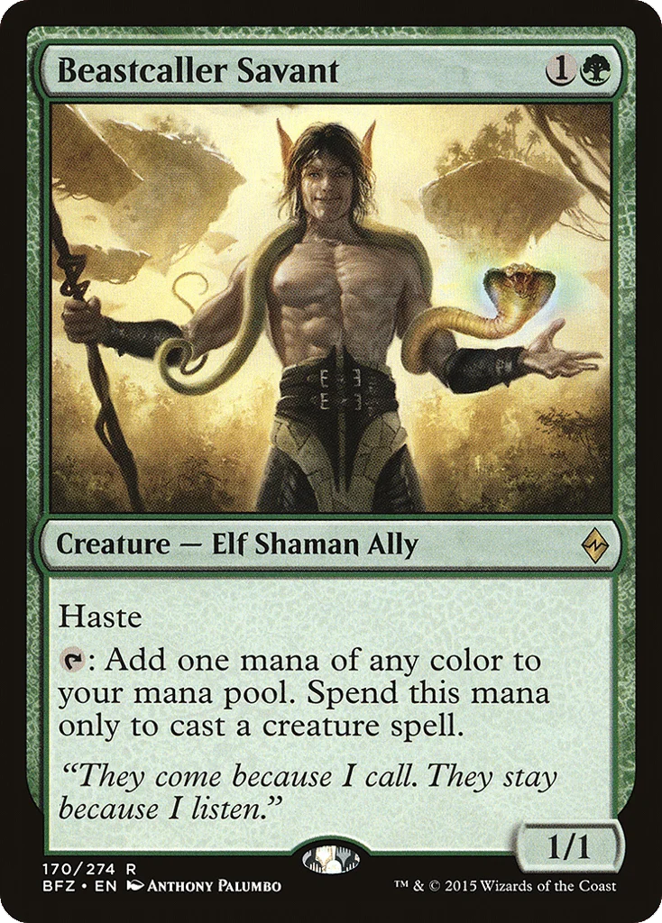 Beastcaller Savant · Battle for Zendikar