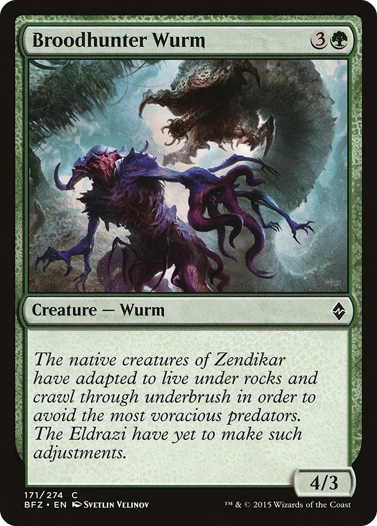 Broodhunter Wurm · Battle for Zendikar