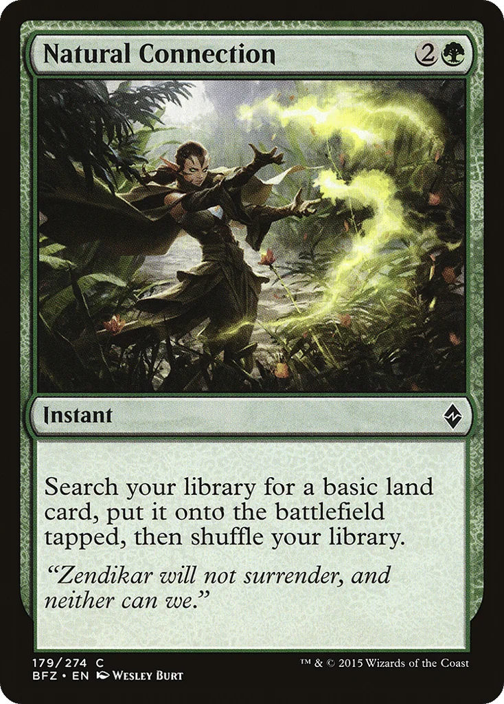 Natural Connection · Battle for Zendikar