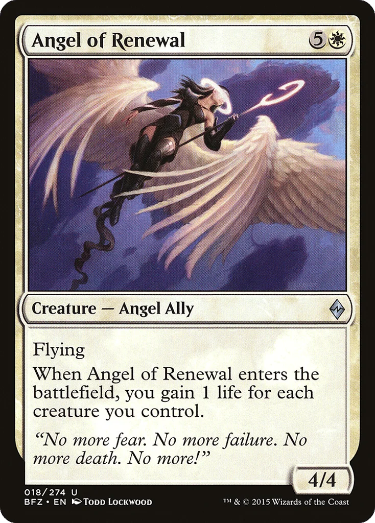 Angel of Renewal · Battle for Zendikar