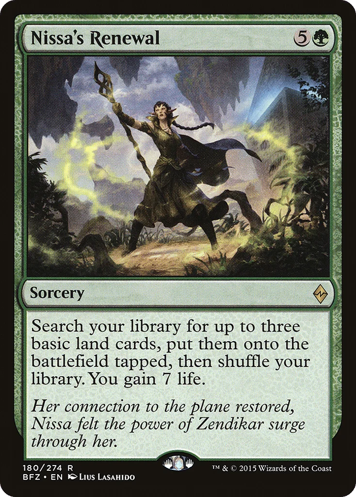 Nissa's Renewal · Battle for Zendikar