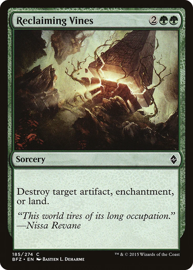 Reclaiming Vines · Battle for Zendikar